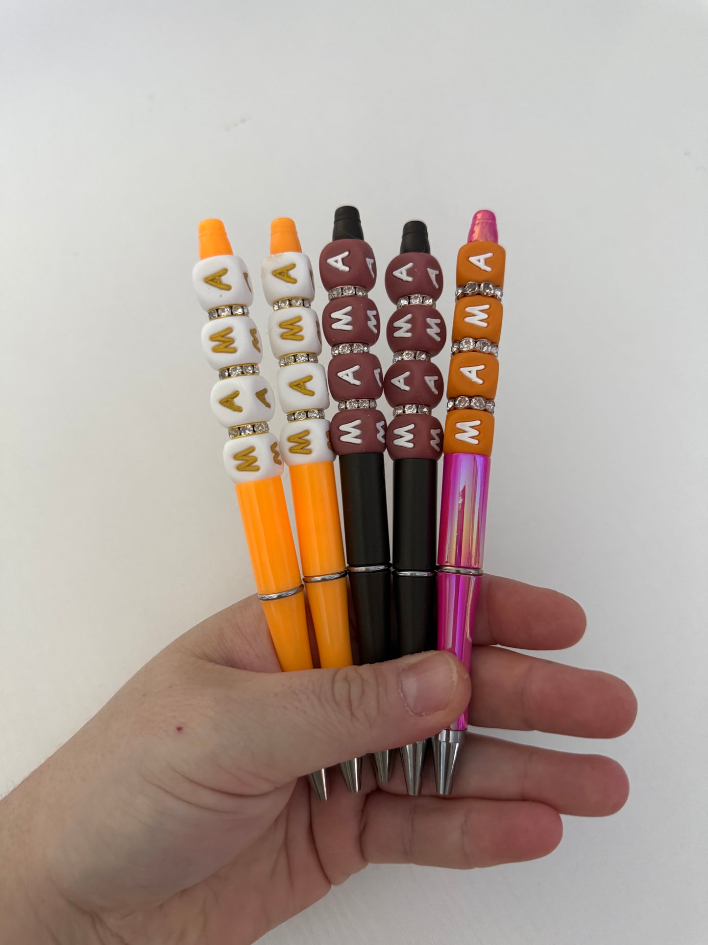 'mama' beaded pen