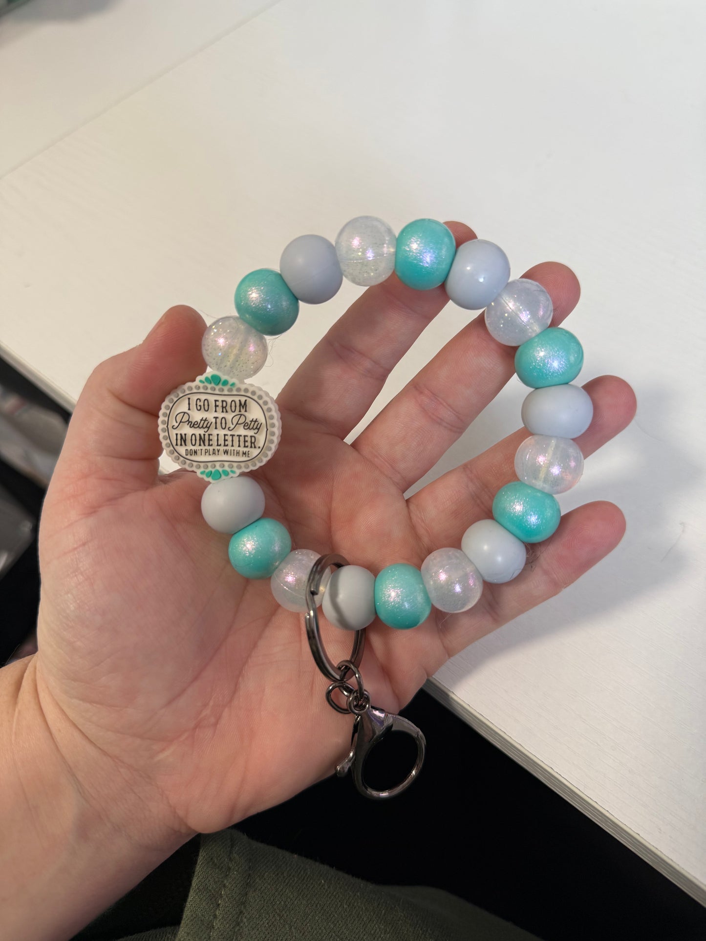 RTS I go from pretty to petty wristlet