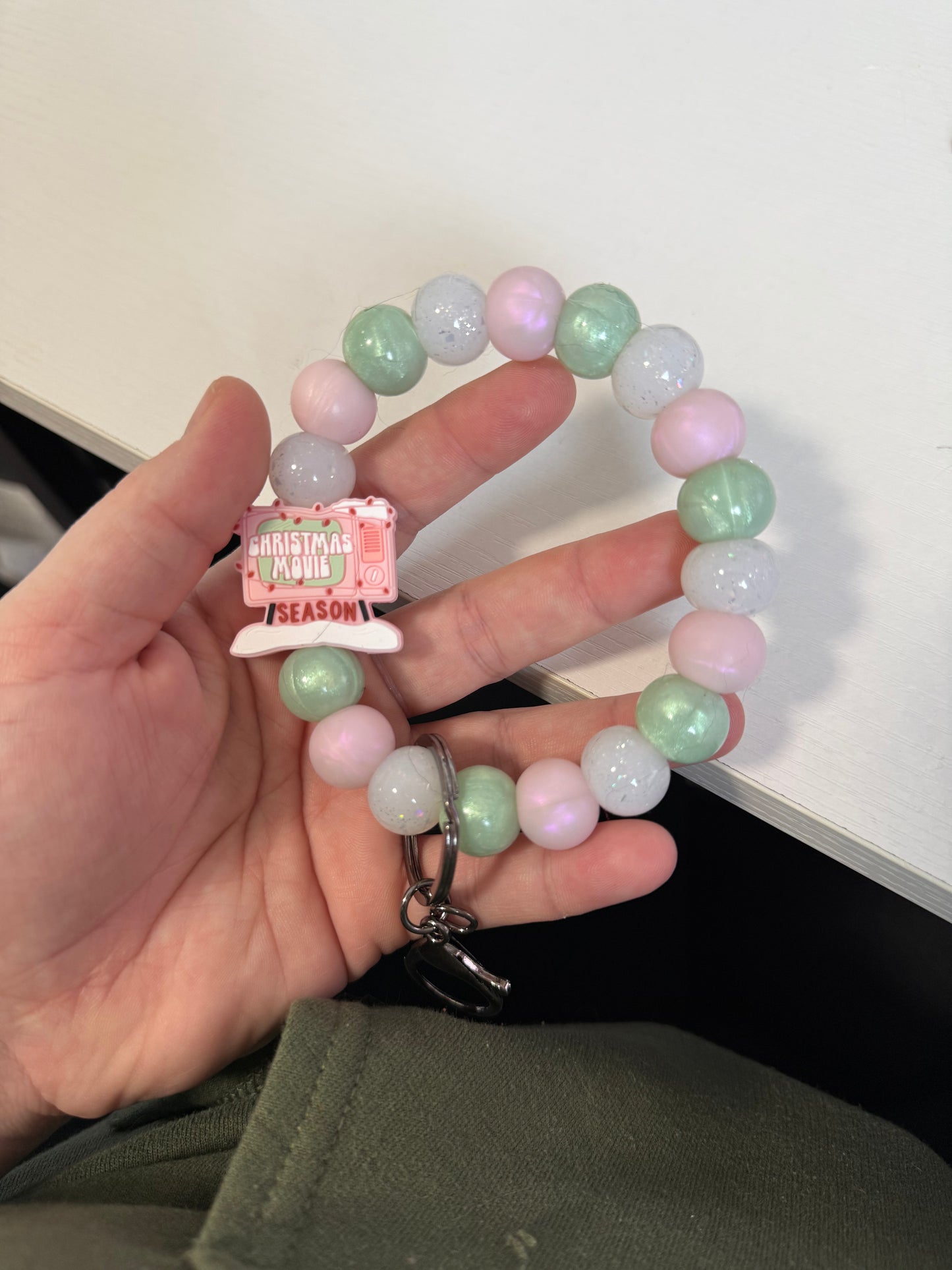 RTS christmas movie season wristlet