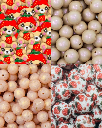 strawberry teddy bear