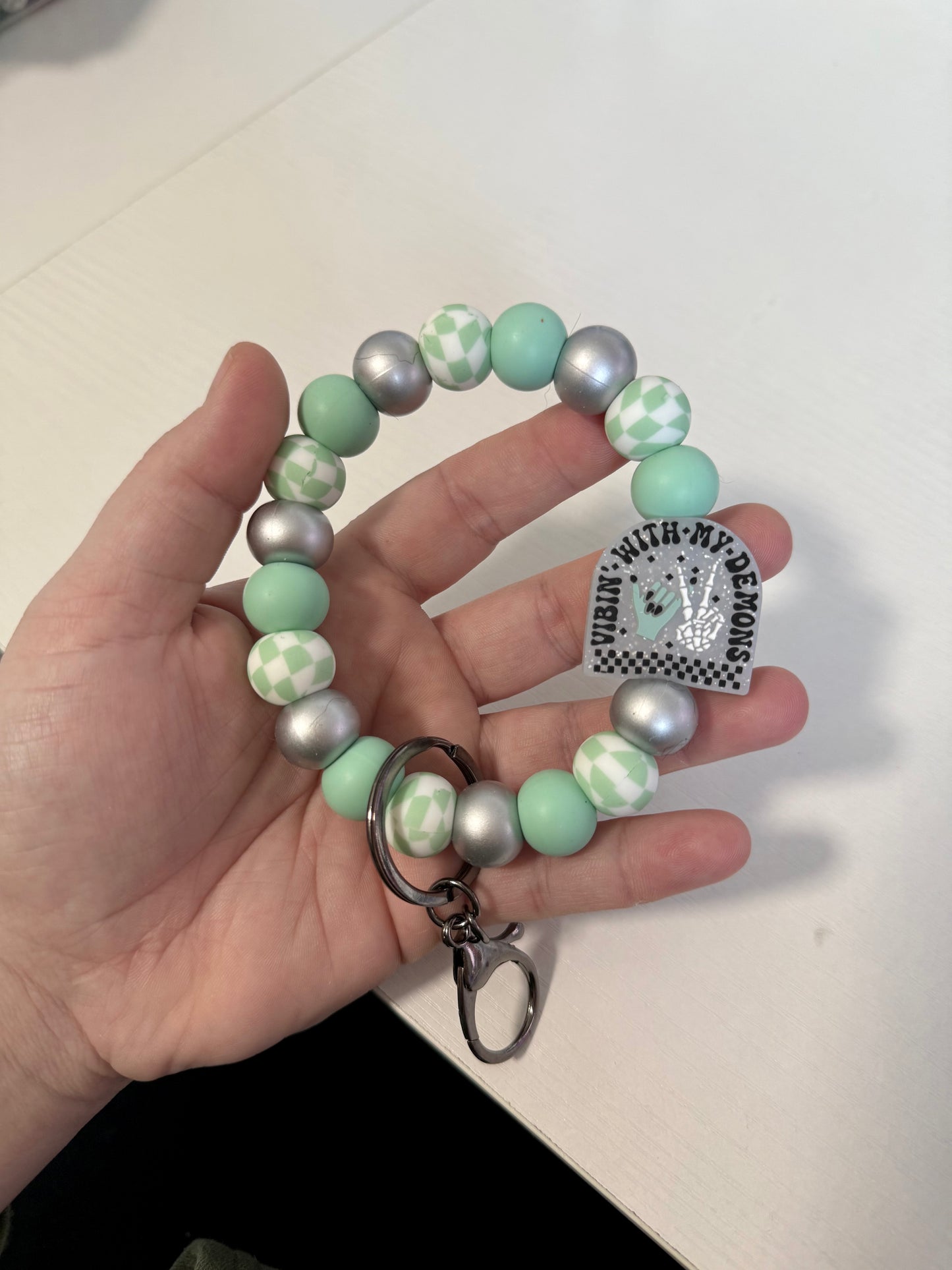 RTS vibin with my demons wristlet