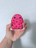 heart print peen sticker