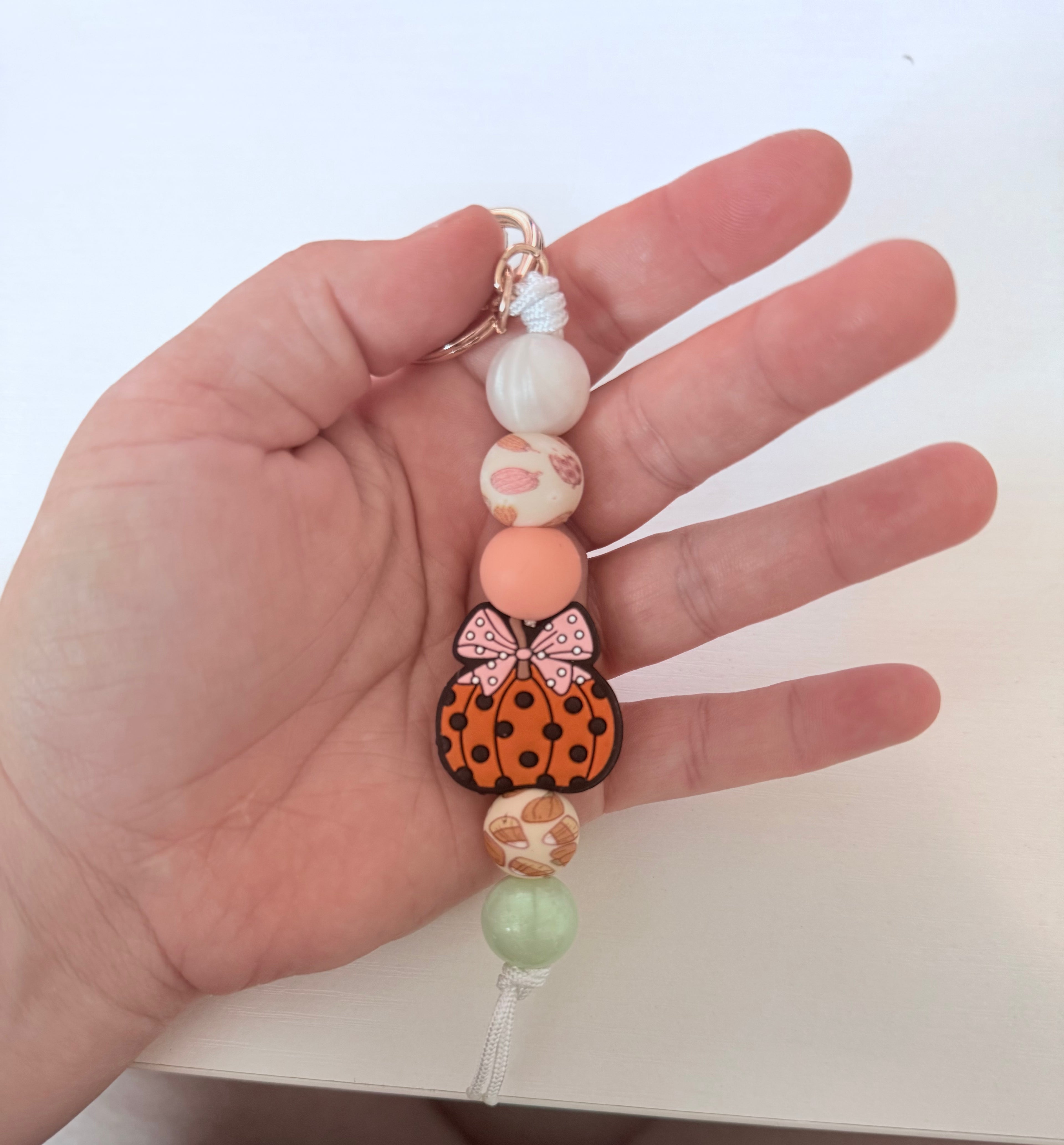 RTS corbin designed pumpkin keychain