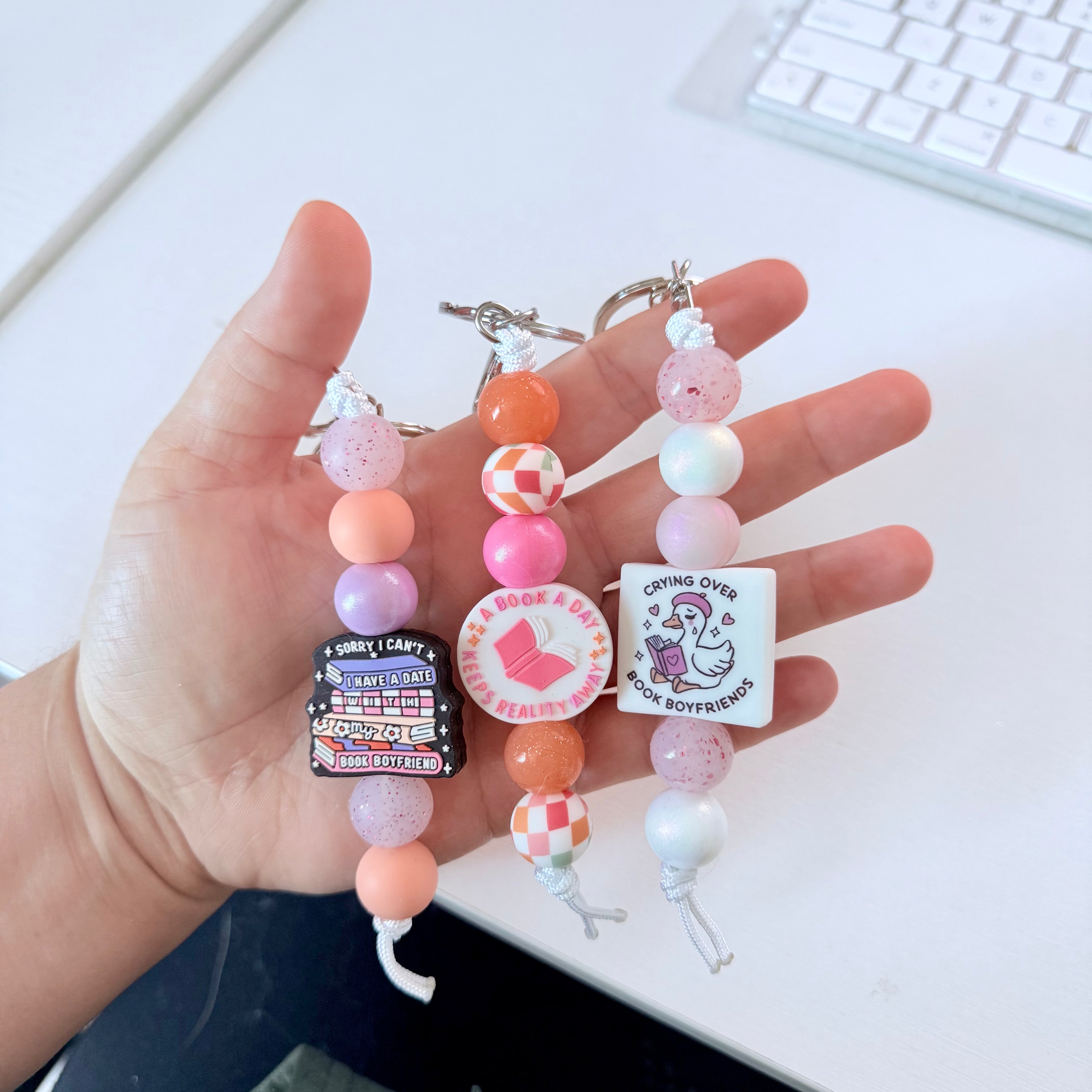 RTS bookish keychains