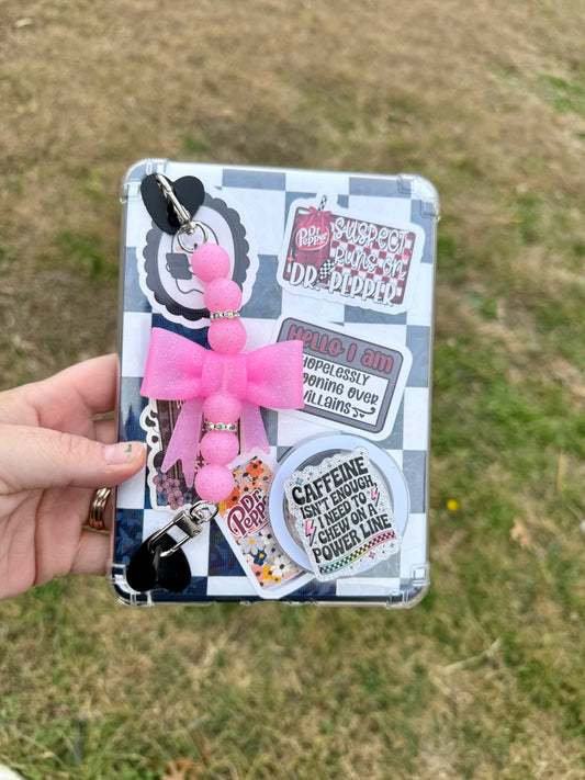 pink glitter jumbo bow