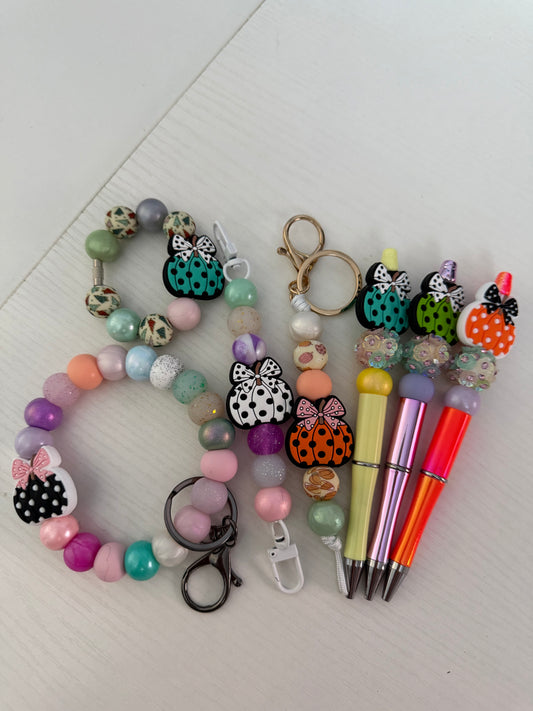 corbin designed polka dot pumpkins