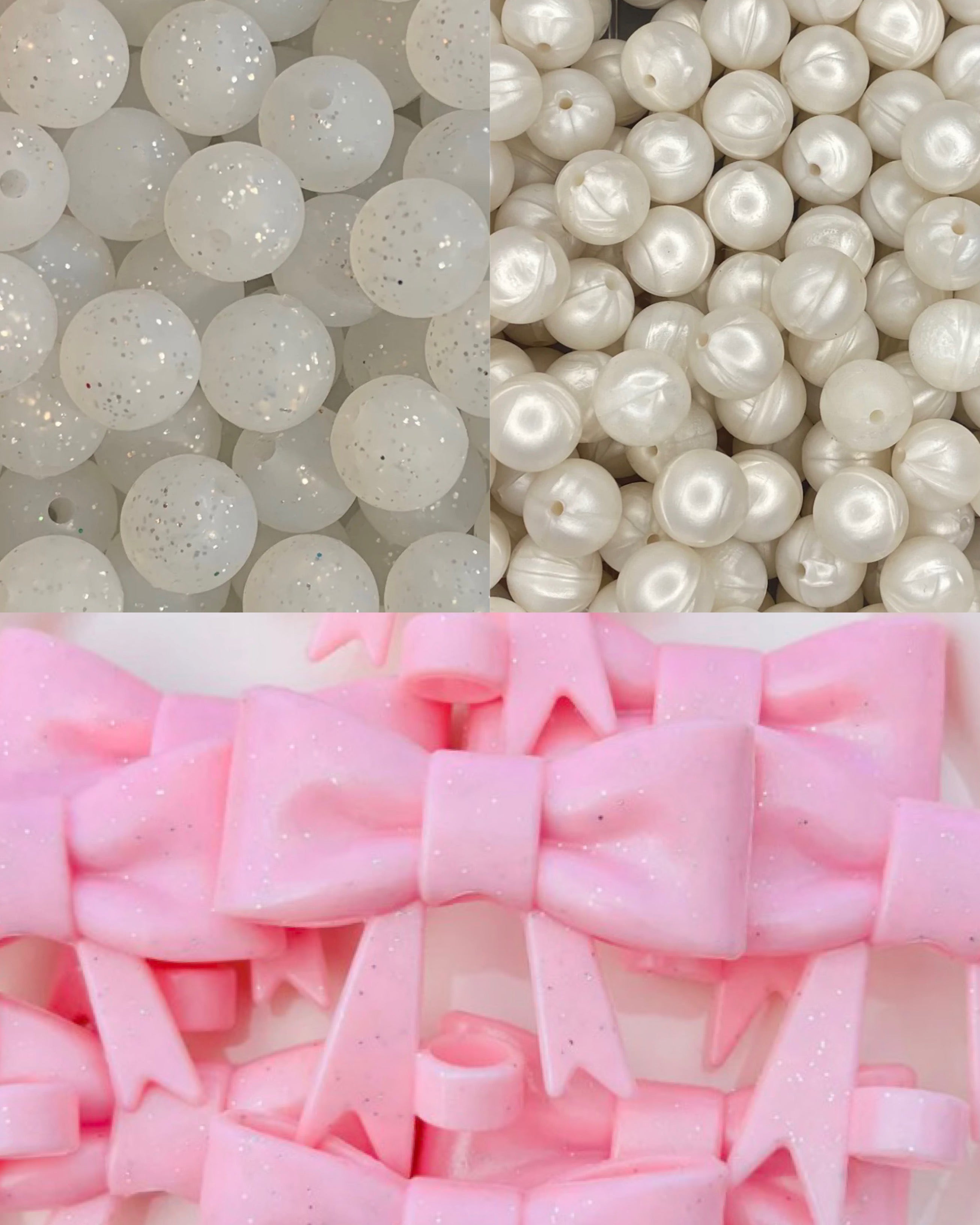 frosted pink glitter jumbo bow - new items added!