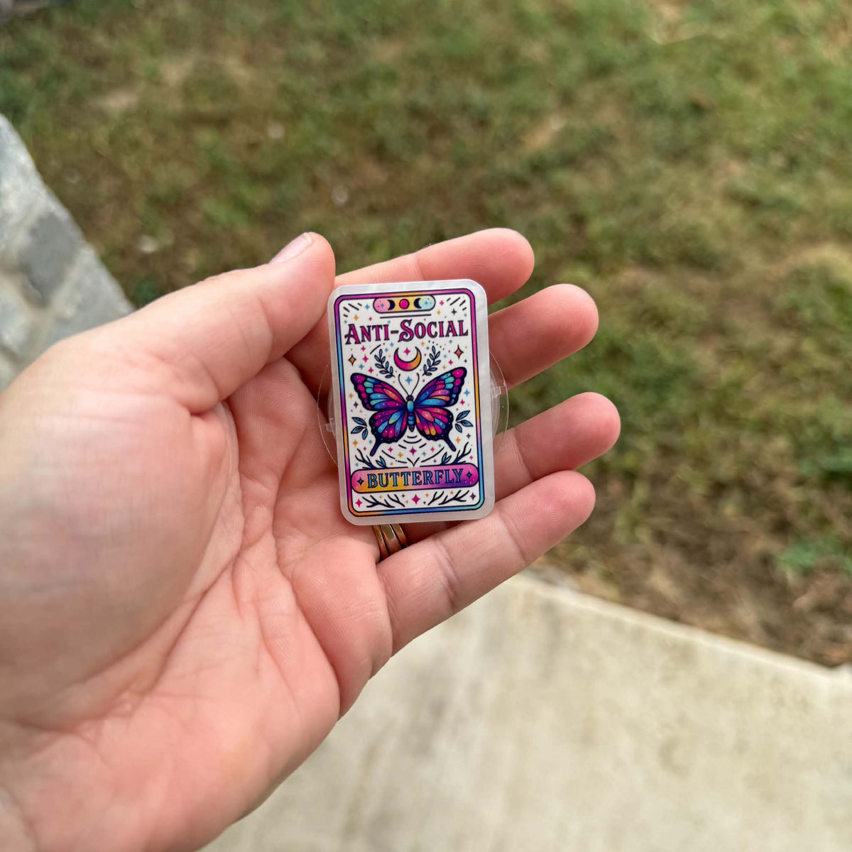 antisocial butterfly popsocket