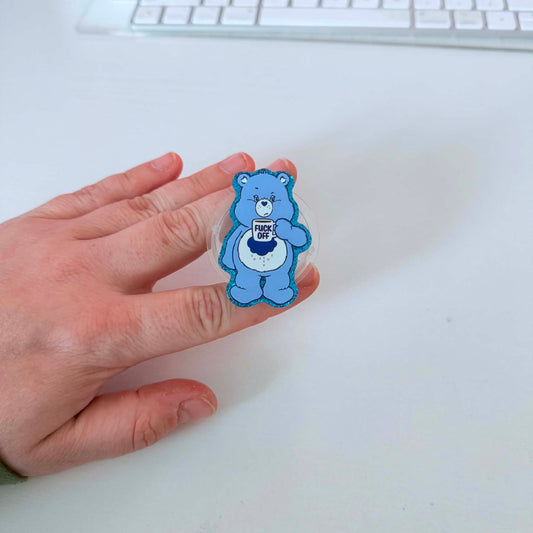 fuck off care bear popsocket