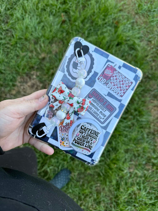 cherry floral jumbo bow