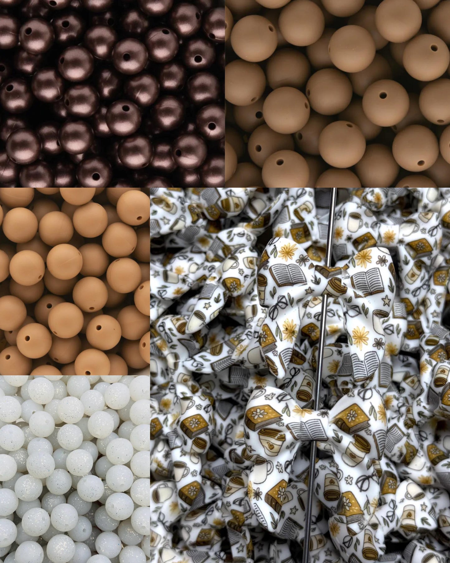 cozy chapters printed bow