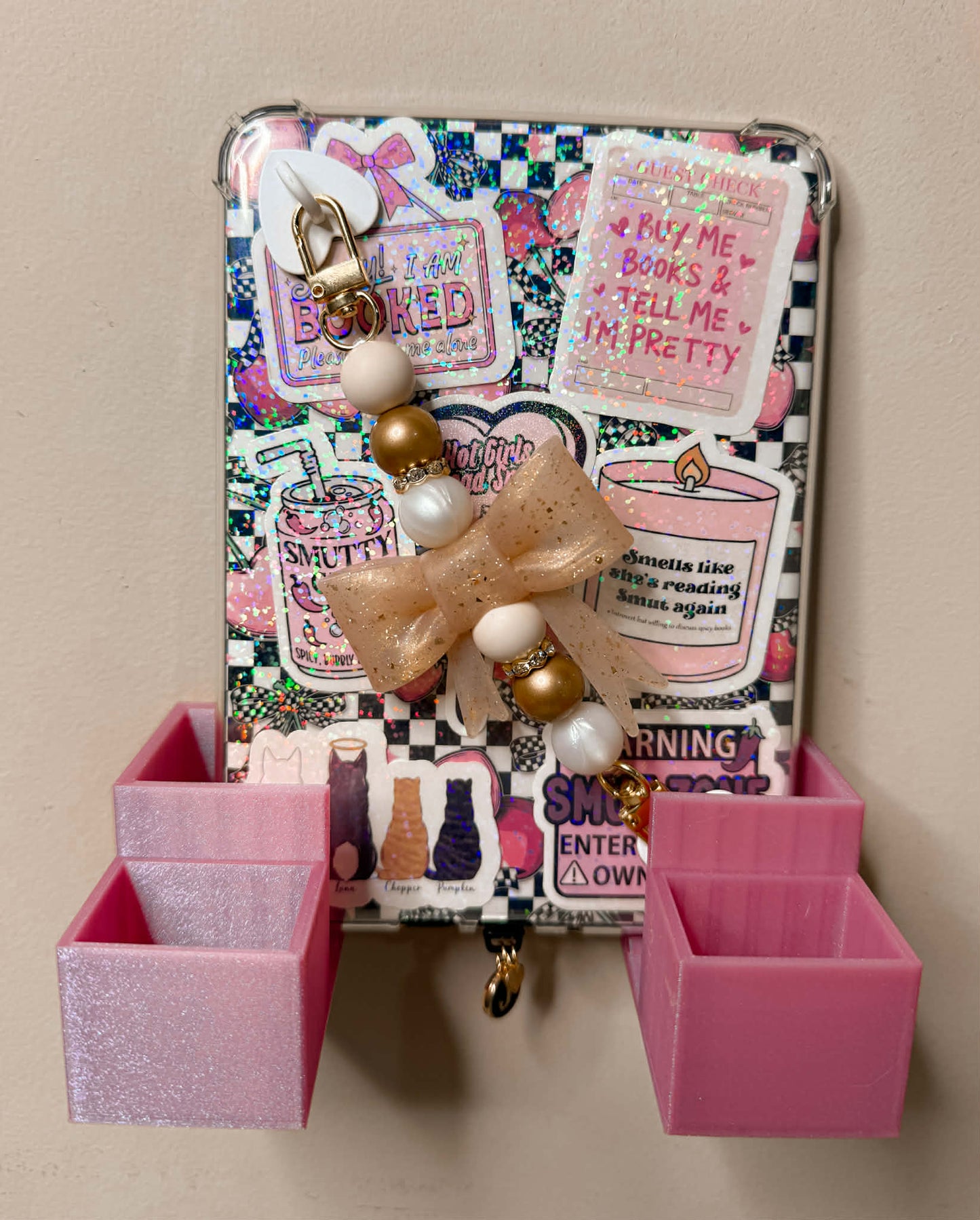 gold glitter jumbo bow