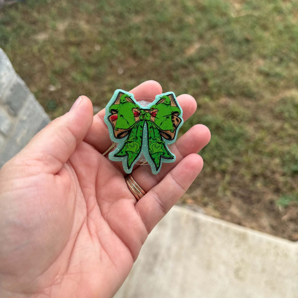 oogie boogie bow popsocket