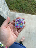 pastel neon ghosts popsocket