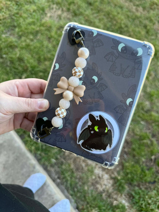 toffee latte tailed bow